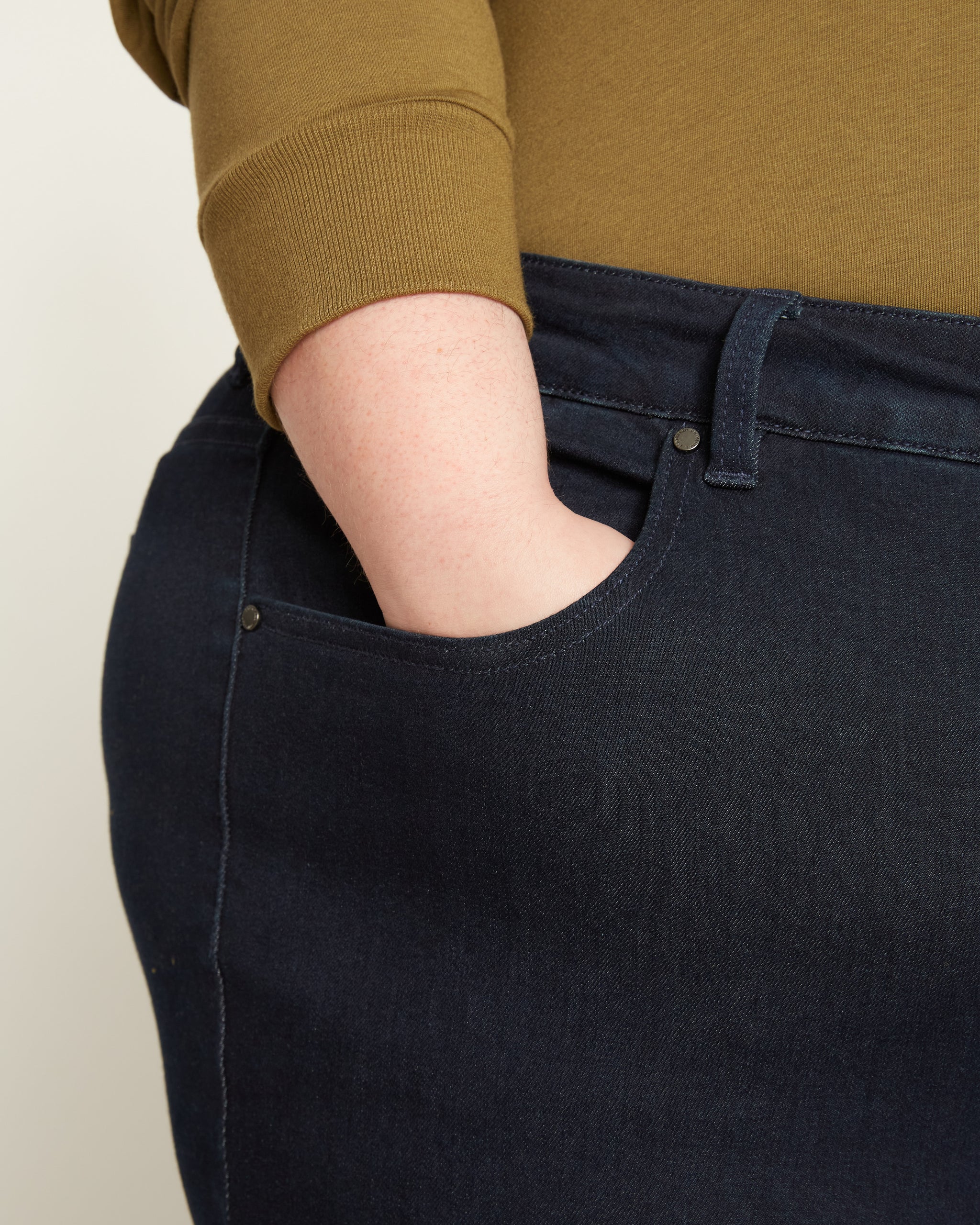 The Kick Bootcut Jean Dark Indigo Blue – Everlane