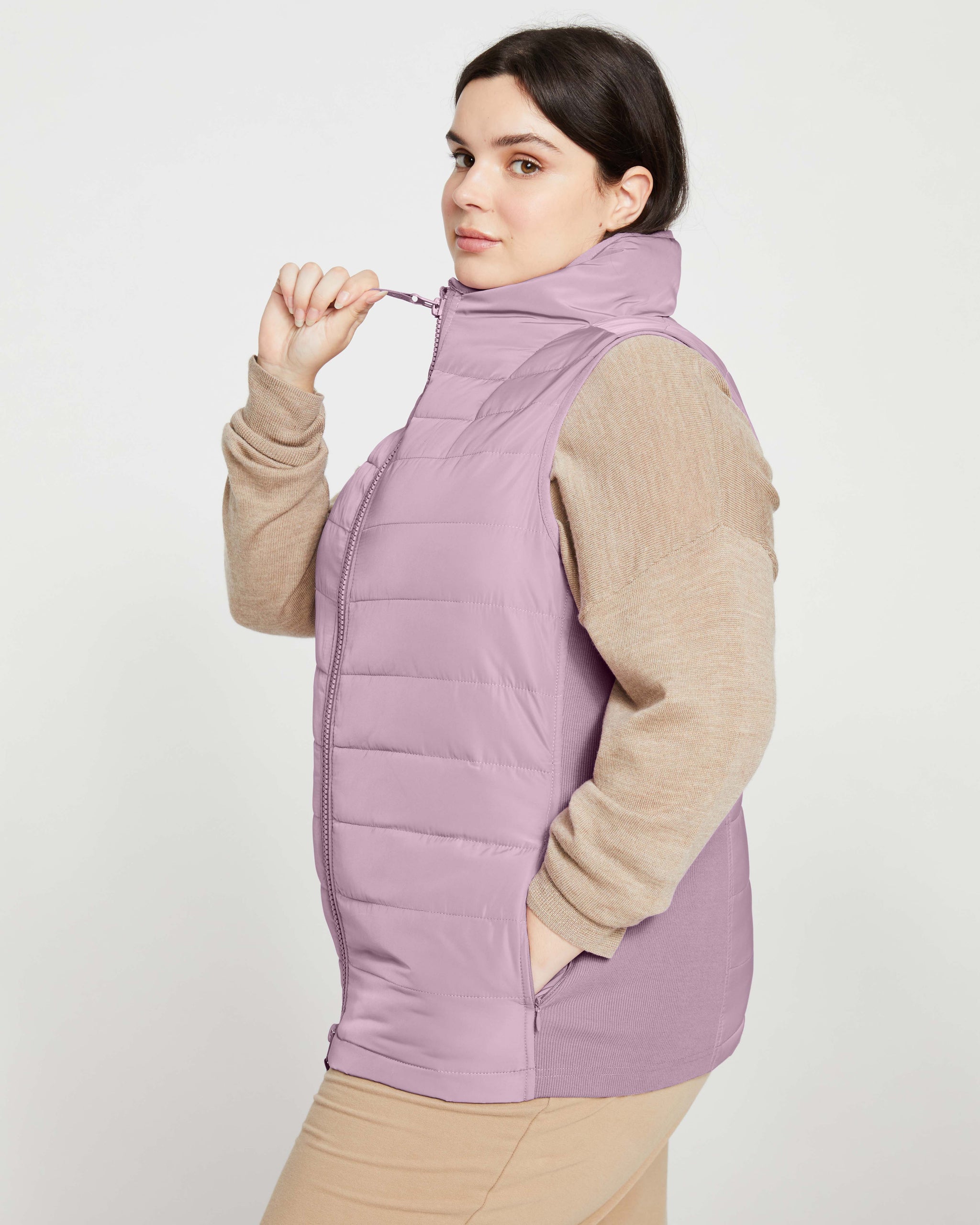 Comfort Panel Sport Puffer - Lilac Universal