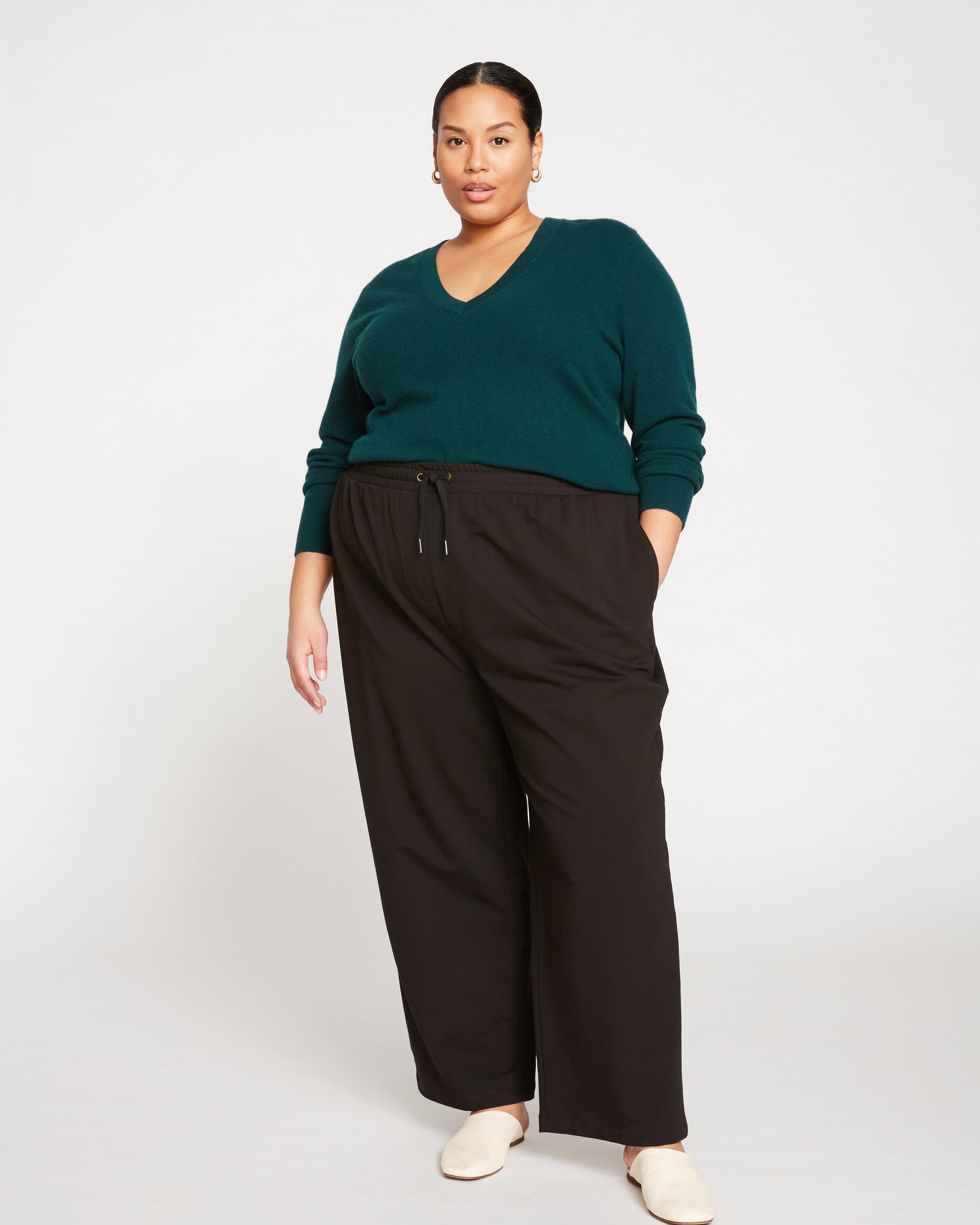 Luxe Terry Wide Leg Sweatpant curated on LTK