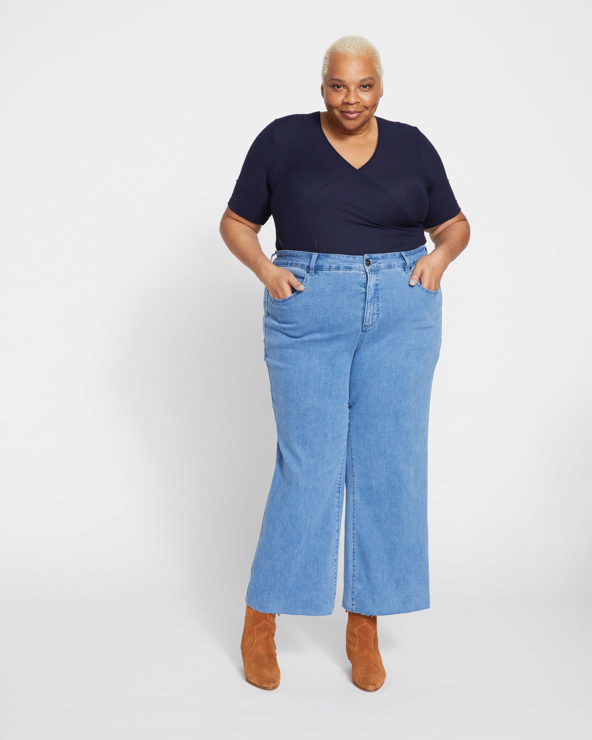 High Rise Cropped Jeans - California Wash | Universal Standard