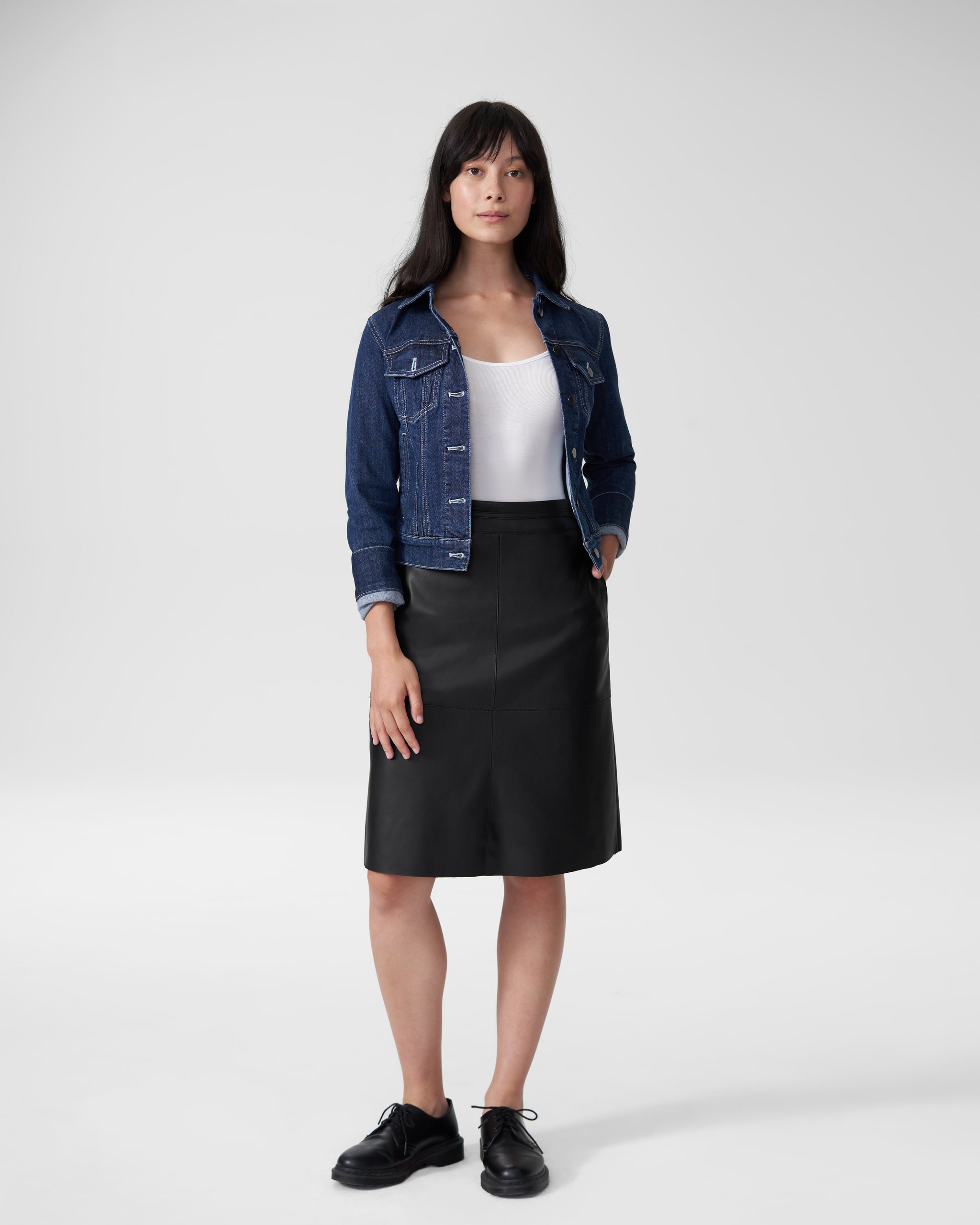Vegan & Faux Leather Skirts for Women
