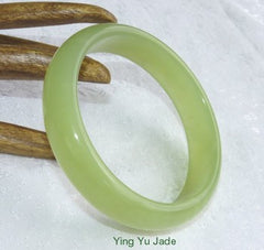 "Spleen Meridian" Large/Men's Chinese Jade Bangle 70mm (NJXIU-70)