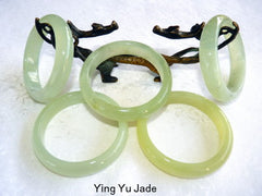 Special Purchase-Glowing Translucent Traditional Classic Chinese Jade Bangle Bracelet 55mm (YYJ-SPF-55)