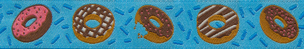 Donuts on Blue 7/8" by Raphael Kerley