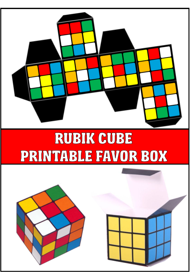 Blank Rubik Cube Template Printable Printable Easy Paper Rubiks Cube