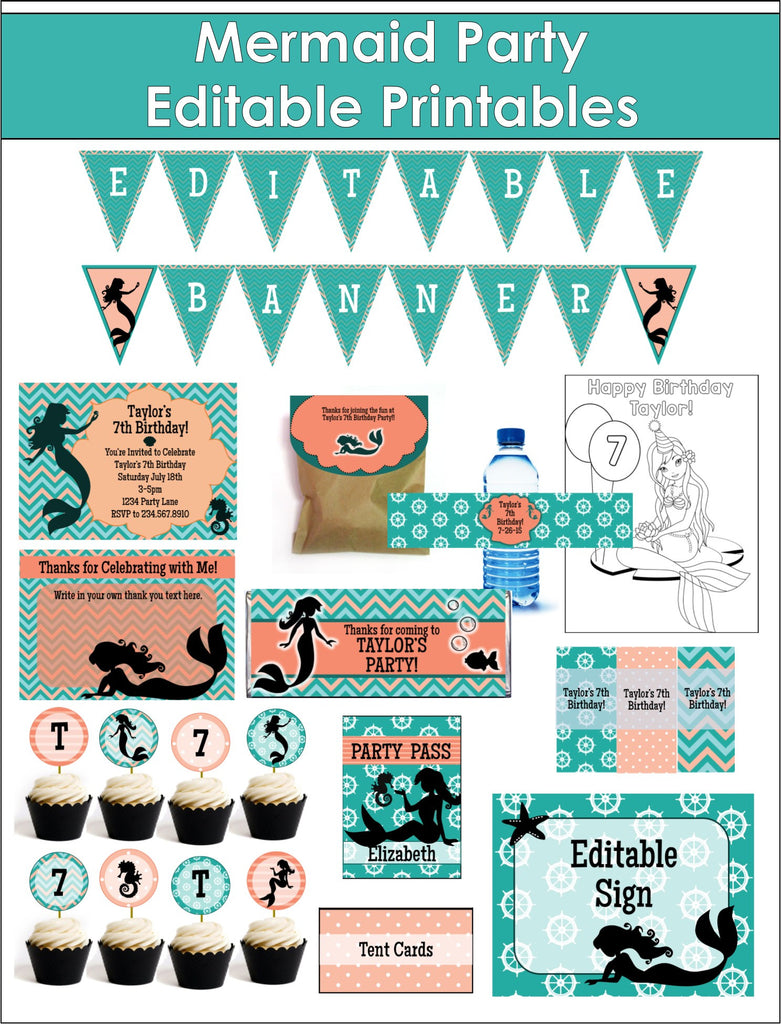 Under The Sea Party Printables Free