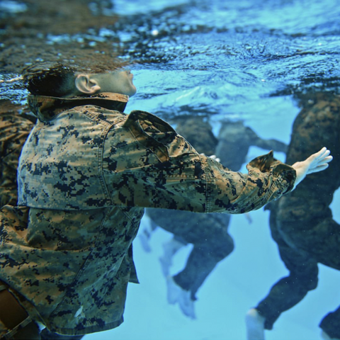 Military using Outex underwater housings