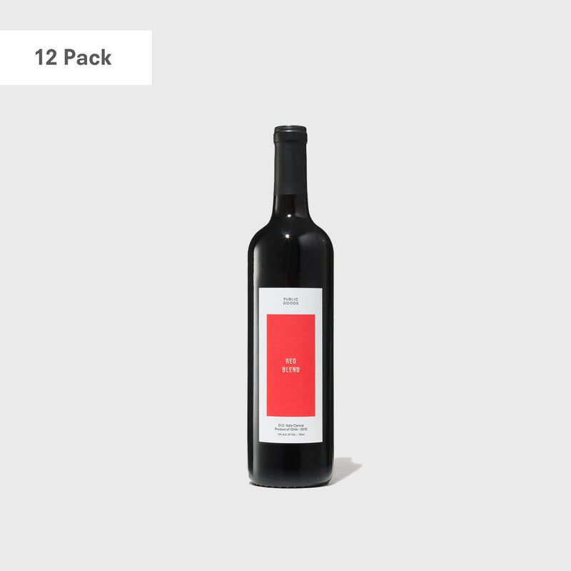 Public Goods Wine Red Blend 12-Pack