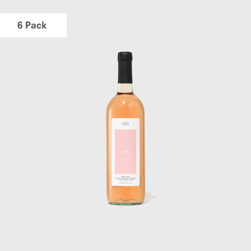 Public Goods Wine Rosé 6-Pack