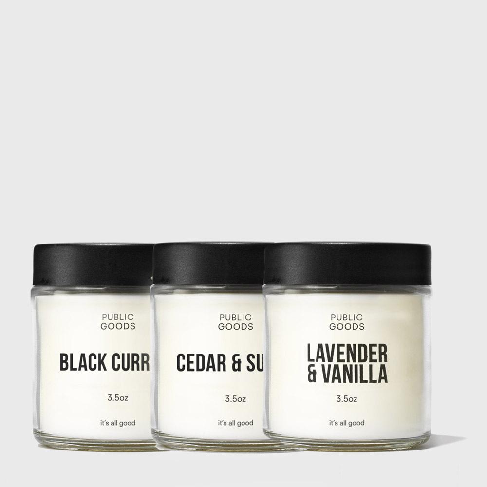 Public Goods Product Set Candle Set