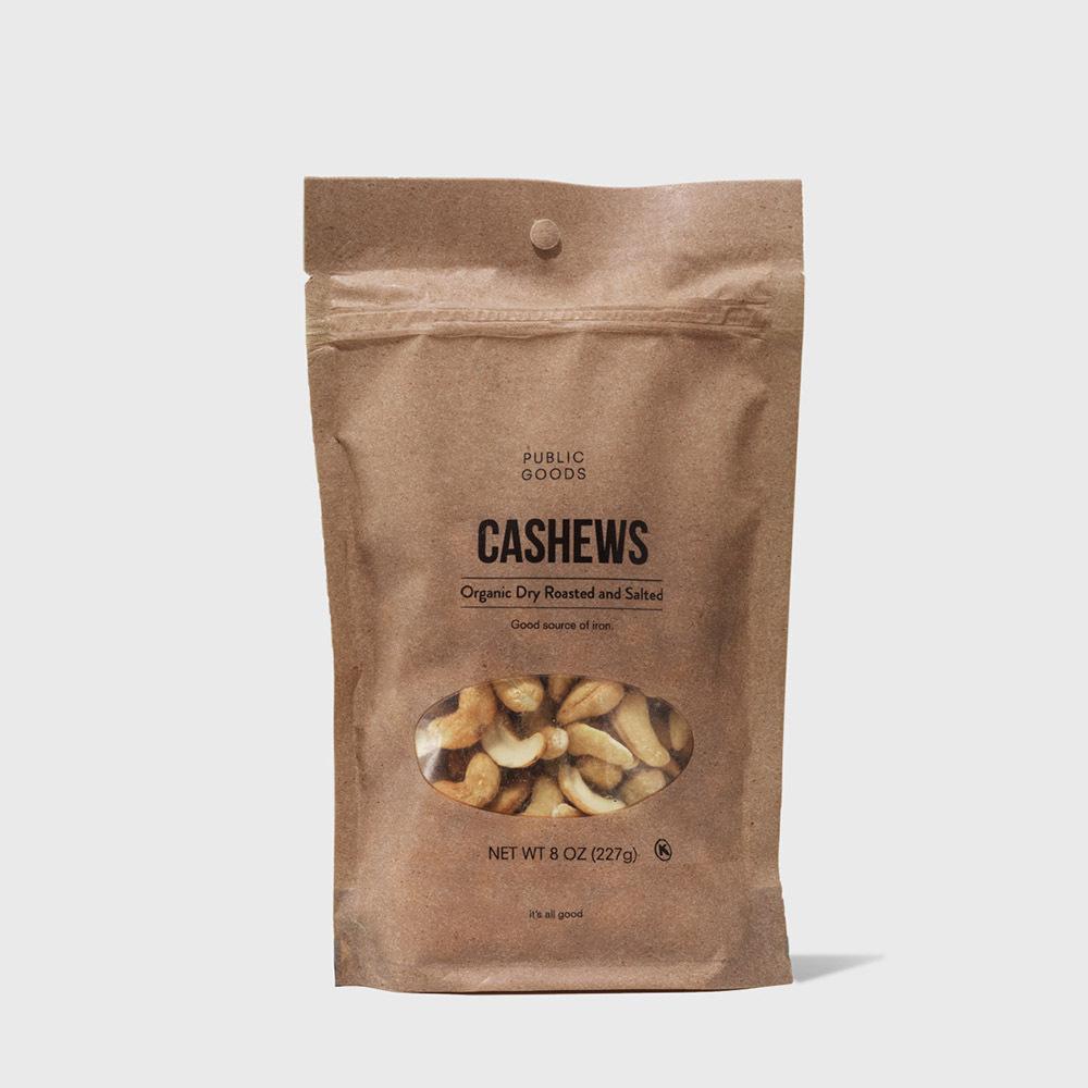 Public Goods Grocery Roasted Salted Cashews