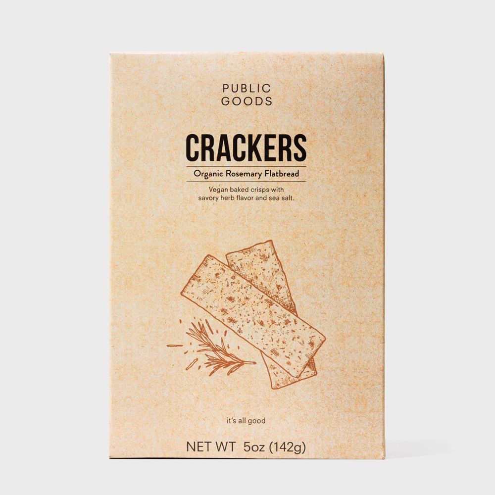 Public Goods Grocery Rosemary Crackers