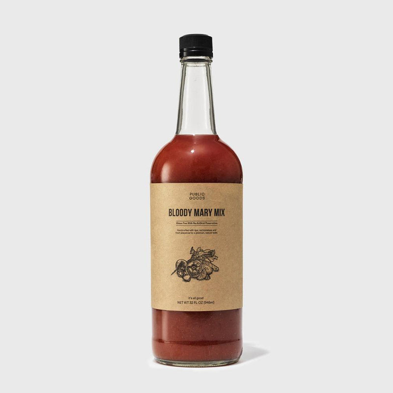 Public Goods Jalapeño Bloody Mary Mix | Gluten Free Spicy Bloody Mary Mix
