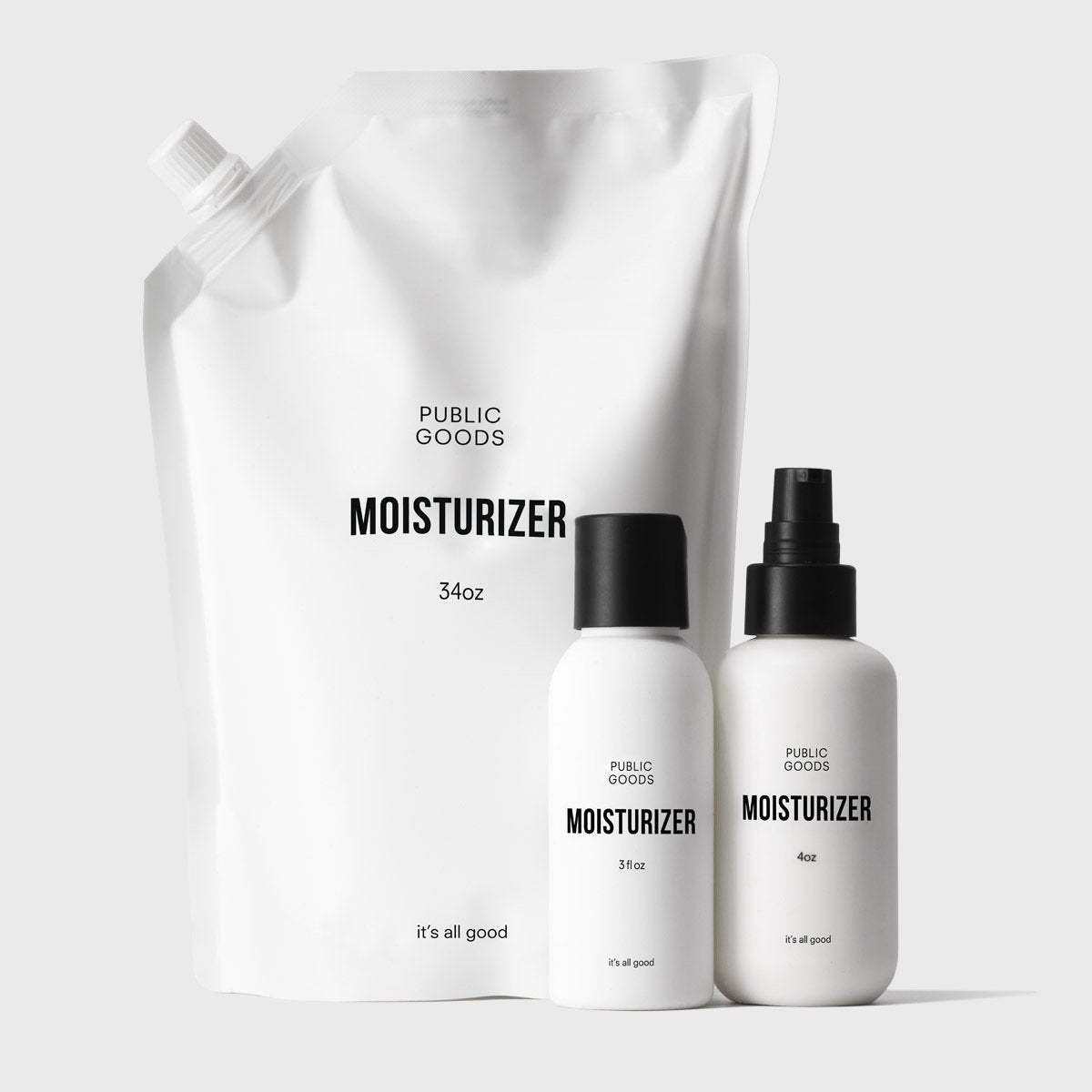 Public Goods Product Set Moisturizer Travel + Home Set