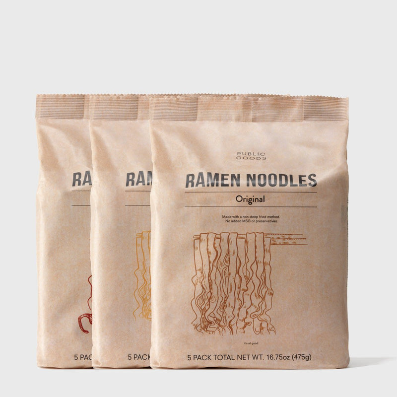 Public Goods Grocery Free Ramen Variety Pack