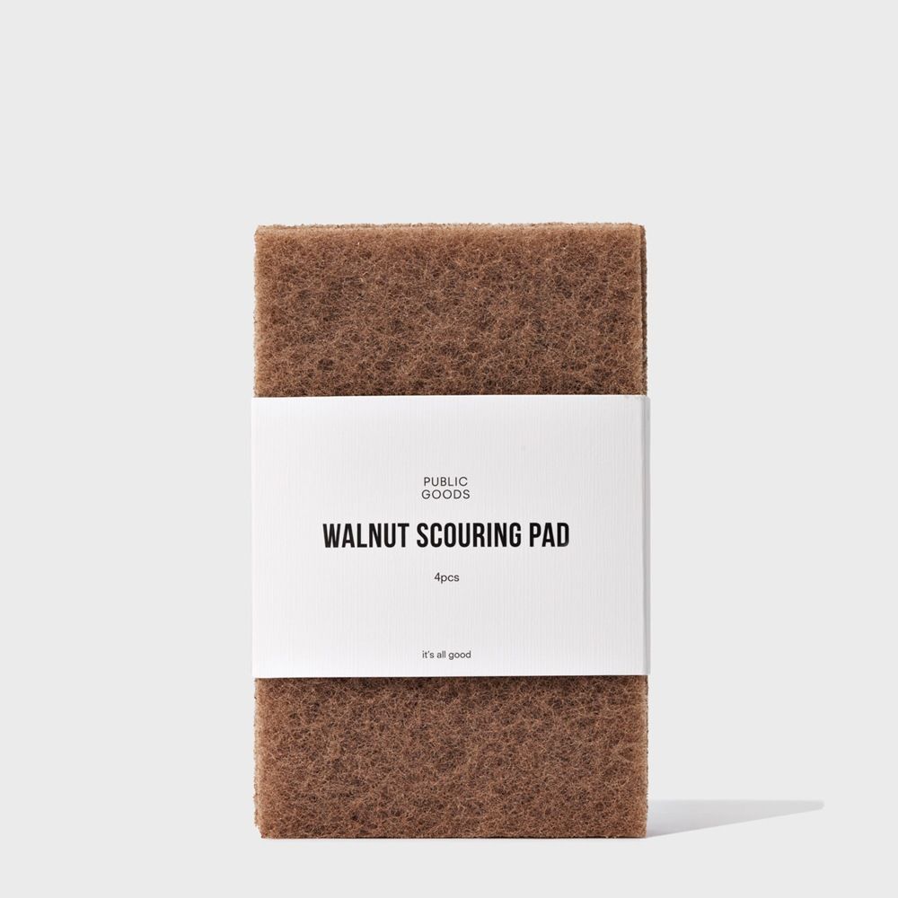 Public Goods Household Walnut Scouring Pad