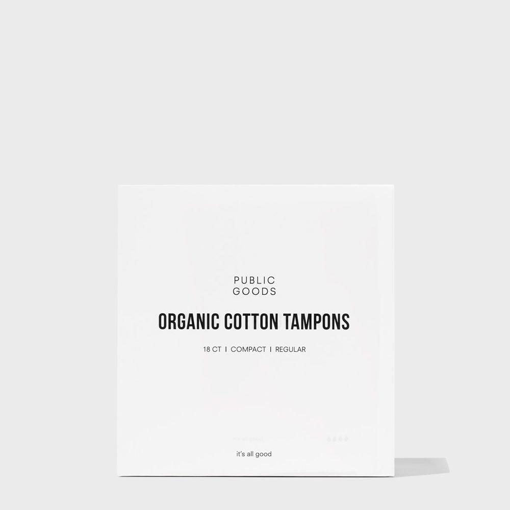 Public Goods Personal Care Cotton Tampons with Applicator - Regular
