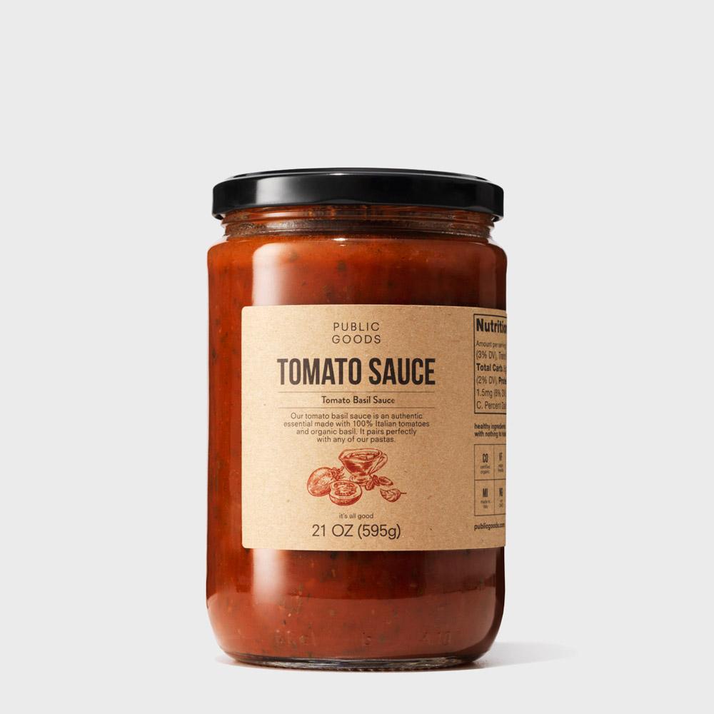 Public Goods Grocery Tomato Basil Pasta Sauce