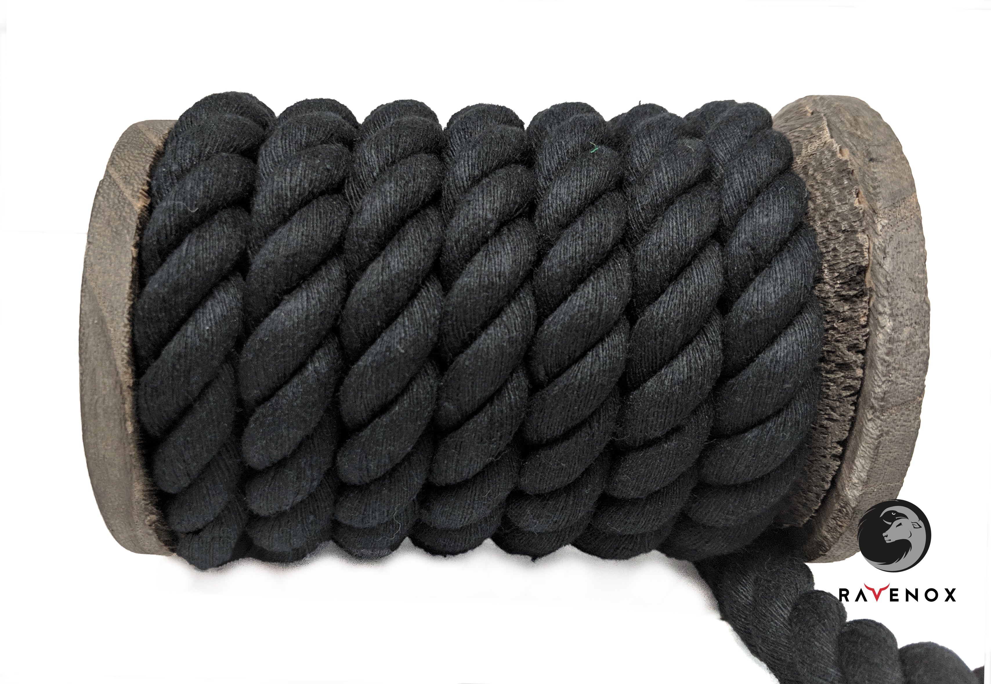 Ravenox Black Twisted Cotton Rope 