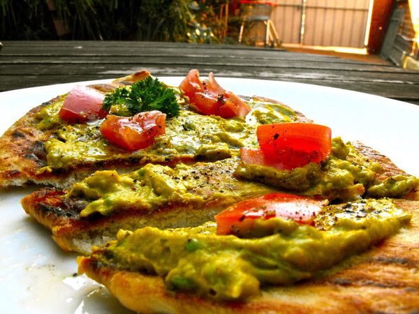 caprese avocado toasts