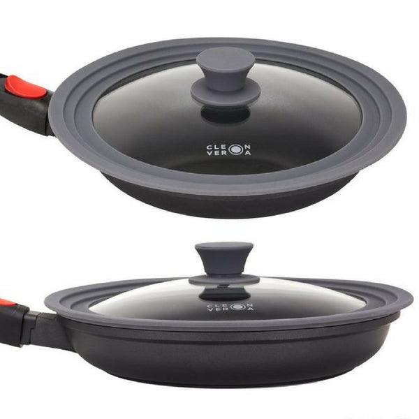 Cleverona Essential Nonstick Fry Pan with Clever Lid