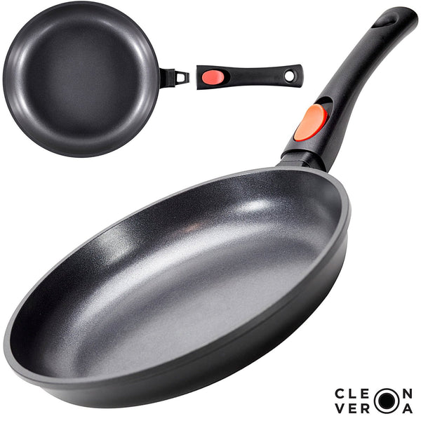 nonstick frying pan with detachable handle