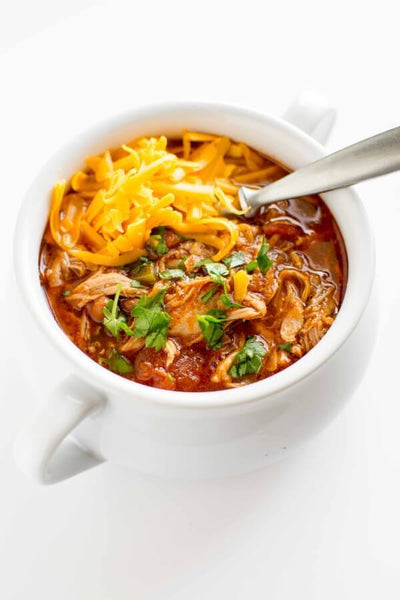 Slow Cooker Pulled Pork Chili 