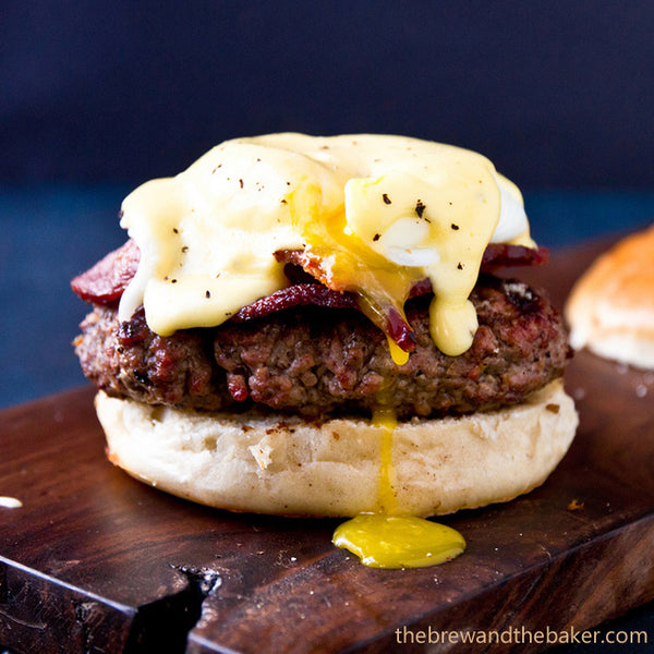 Egg Recipes for Easter Sunday - Eggs Benedict Burger