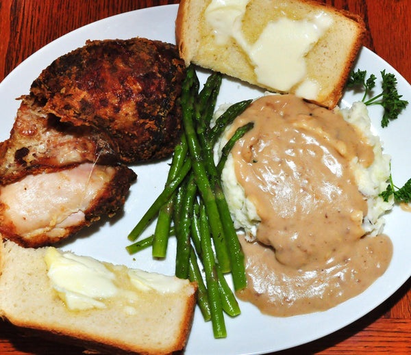 Garlic Chicken with Gravy