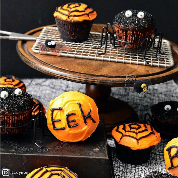 Halloween Fudge Cupcakes