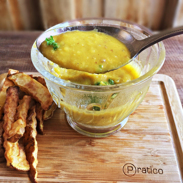roasted butternut squash and sweet potato soup