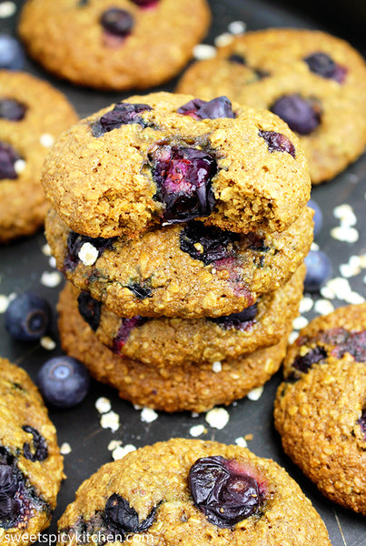 Blueberries Superfood Recipes - Healthy Blueberry Oatmeal Cookies
