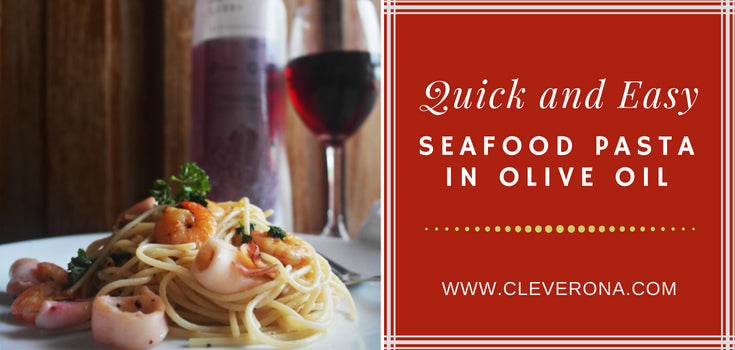 Quick and Easy Seafood Pasta in Olive Oil