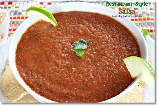 Restaurant Style Salsa