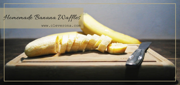 Homemade Banana Waffles