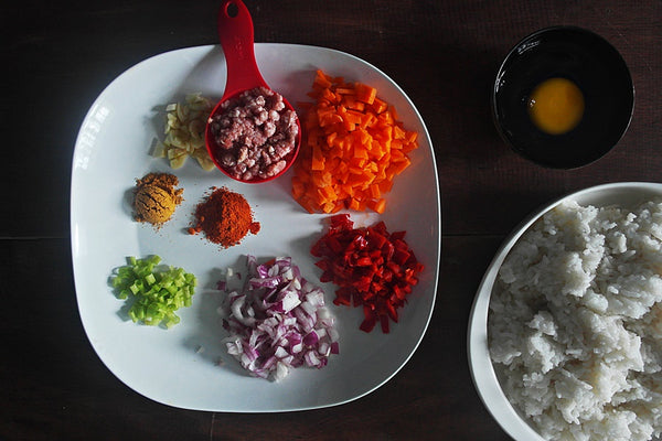 beef chao fan ingredients