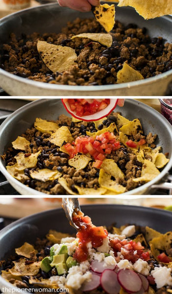 Taco Recipes - Turkey Taco Skillet