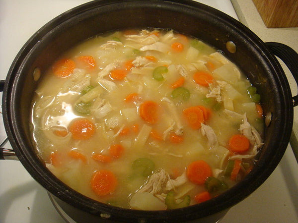 homemade turkey soup