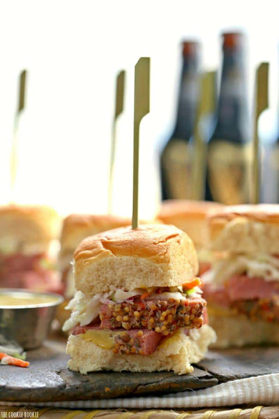 Slow Cooker Corned Beef and Cabbage Sliders