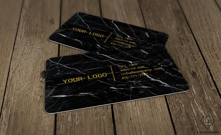 marble business cards