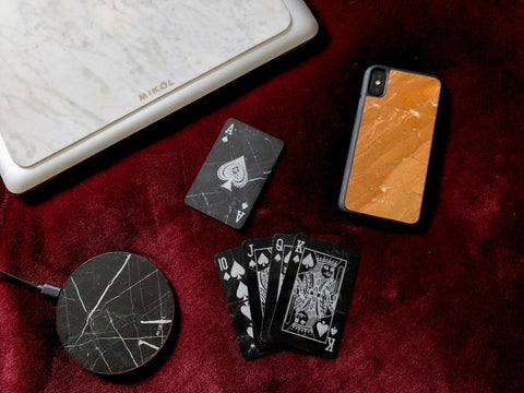Marble charging pad & marble iPhone case
