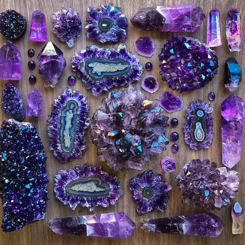 Amethyst stones