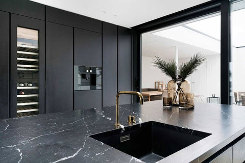 nero marquina kitchen