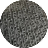 Grey pleated leather