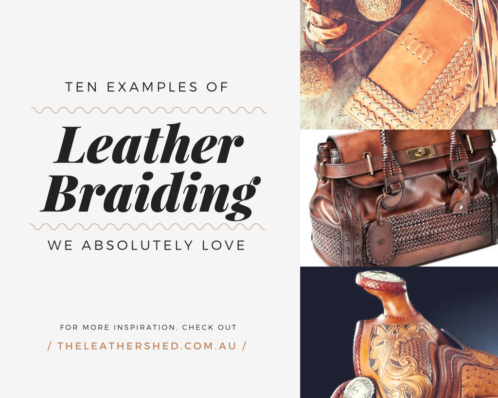 10 examples of leather braiding we love | The Leather Shed Blog
