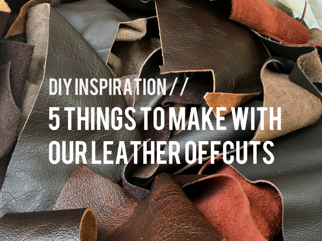 DIY INSPIRATION: LEATHER OFFCUTS // THE LEATHER SHED