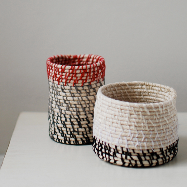 DIY Rope Coil Vessels by We Are Scout