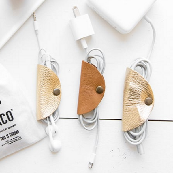 Handmade Leather Cord Taco // The Leather Shed Blog