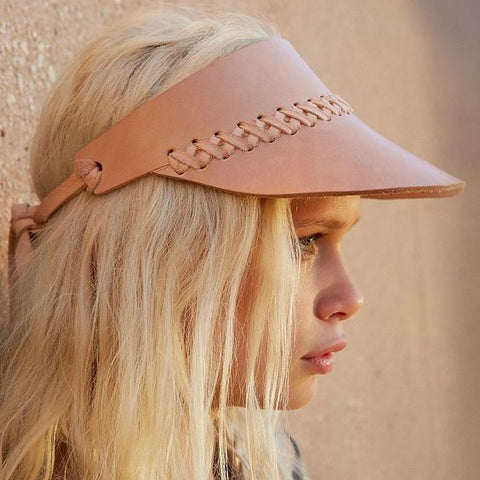 Leather Visor, Urban Outfitters | The Leather Shed Blog