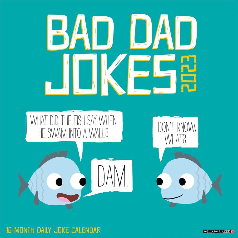 9781549224690 Bad Dad Jokes Wall Willow Creek Press - Calendar Club